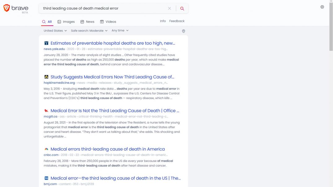 ⁣Medical Error is the third leading cause of death