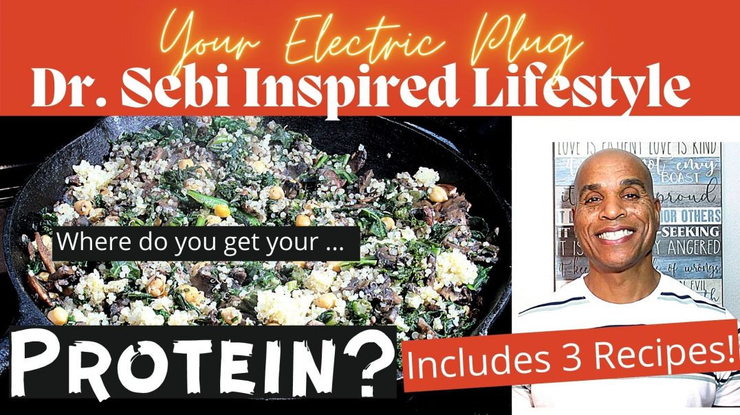 ⁣Where do you get your PROTEIN_ Includes 3 recipes Dr Sebi Inspired Alkaline Electric Vegan Lifestyle