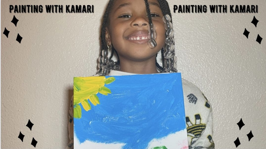 ⁣Painting with Kamari