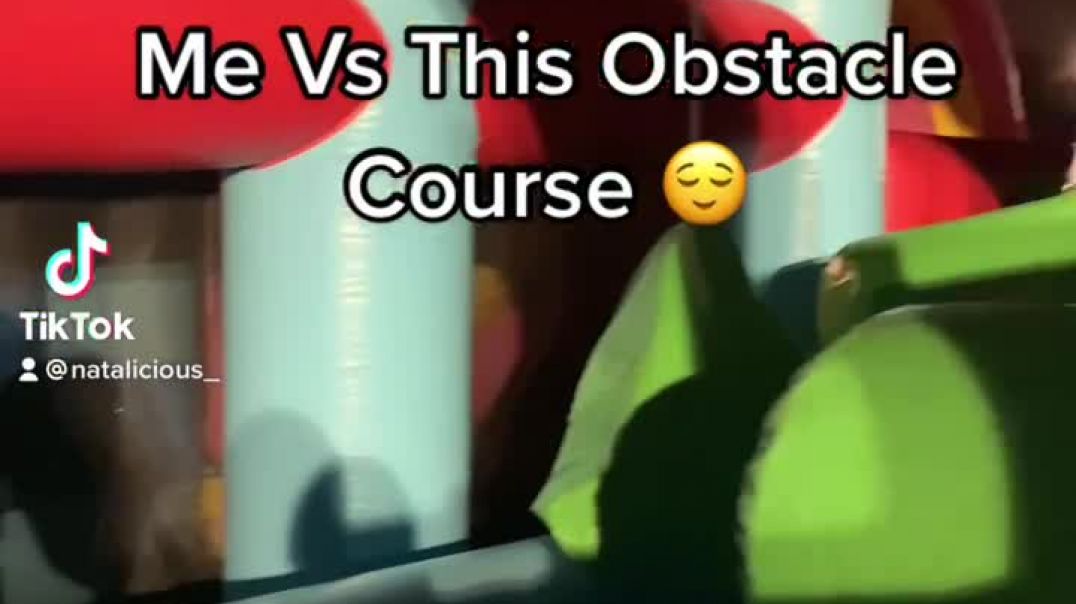 ME VS THIS OBSTACLE COURSE #SHORTS