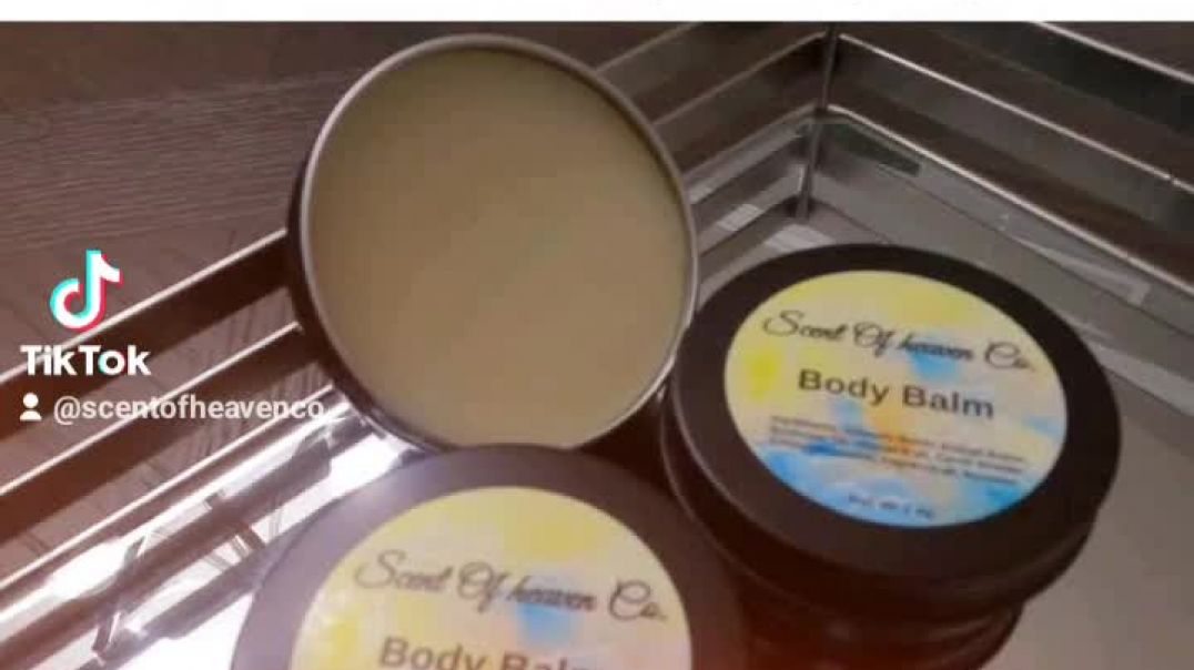 Solid lotion body balm