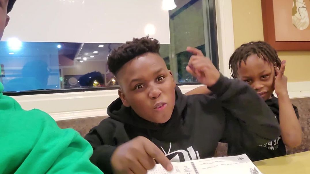⁣Father and son time at ihop