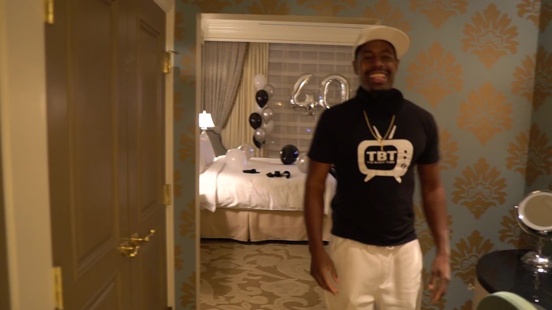 ⁣Ap gets Surprised with Vegas Hotel Suite for 40th Birthday