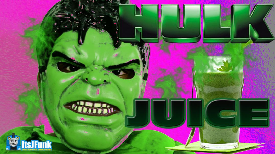 ⁣6 yr Old Turns to Incredible HULK from Green Veggie Juice