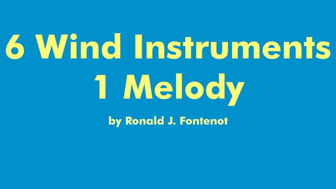 6 Wind Instruments by Ronald J Fontenot