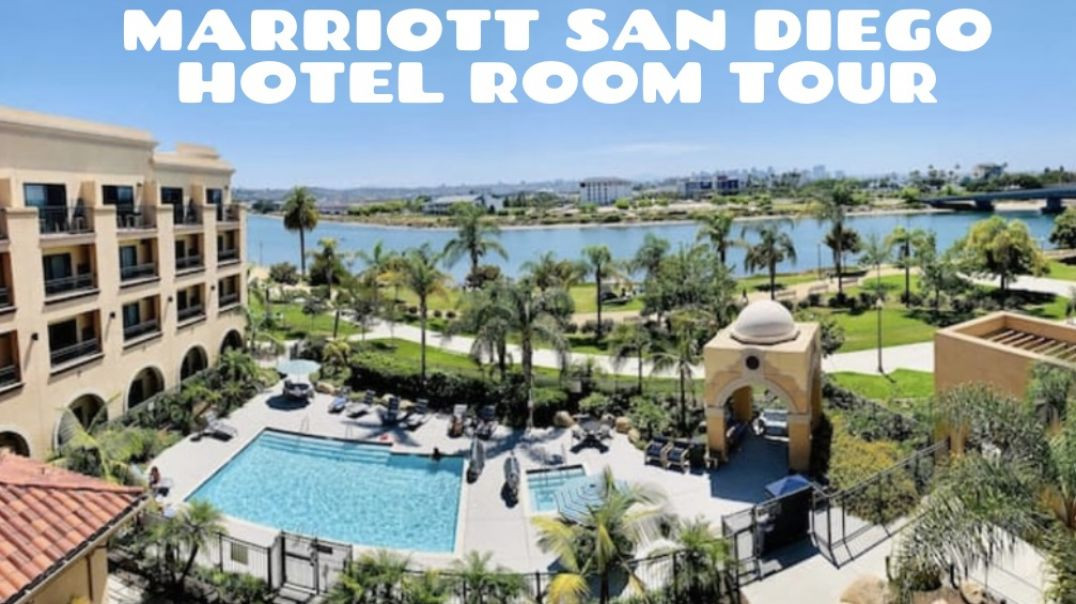⁣San Diego Marriott Hotel Room Tour
