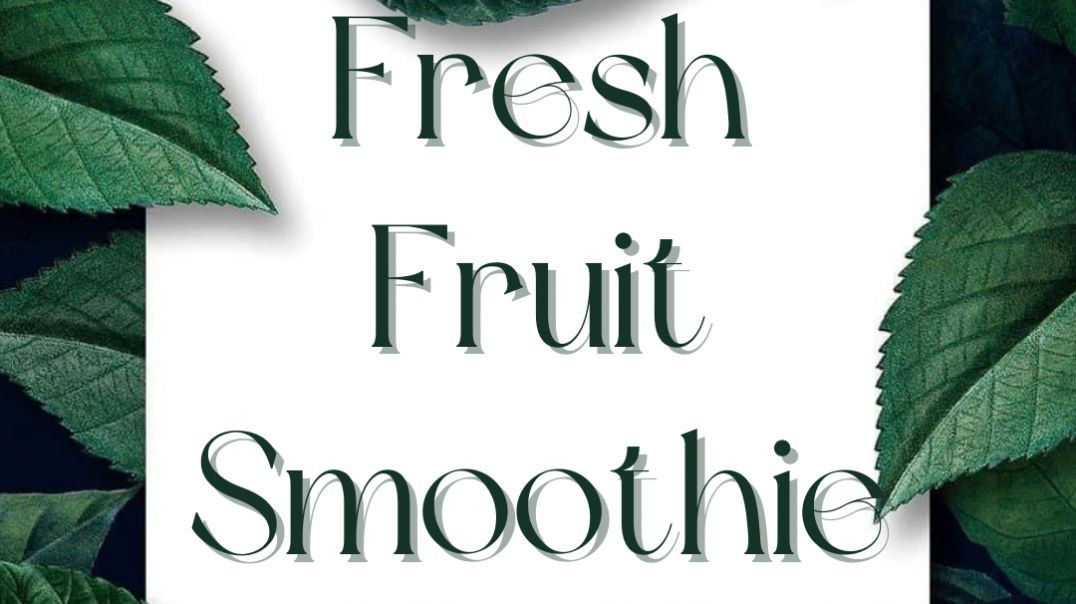 ⁣Fresh Fruit Smoothie