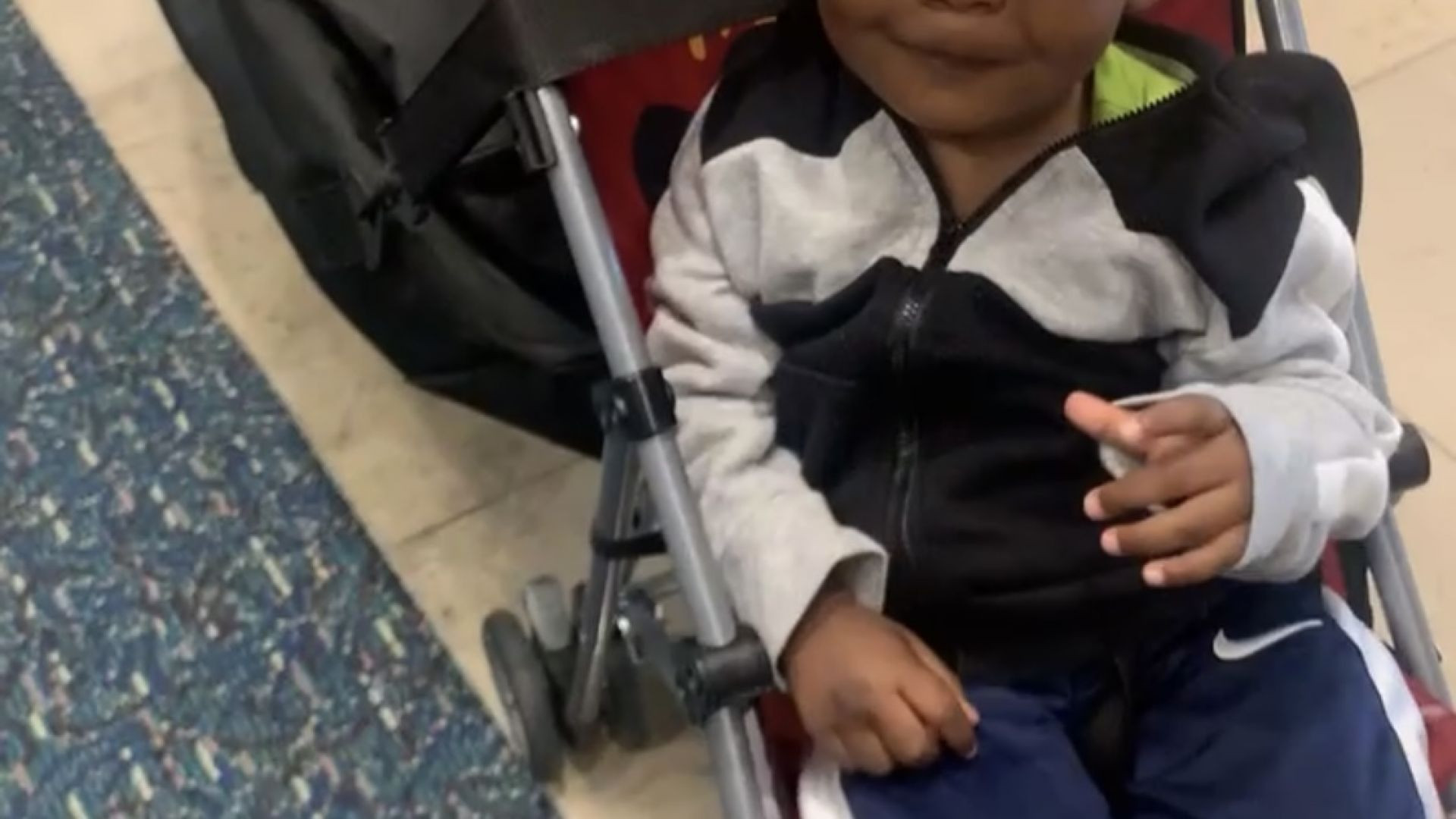 ⁣Jaden’s First Time at The Airport