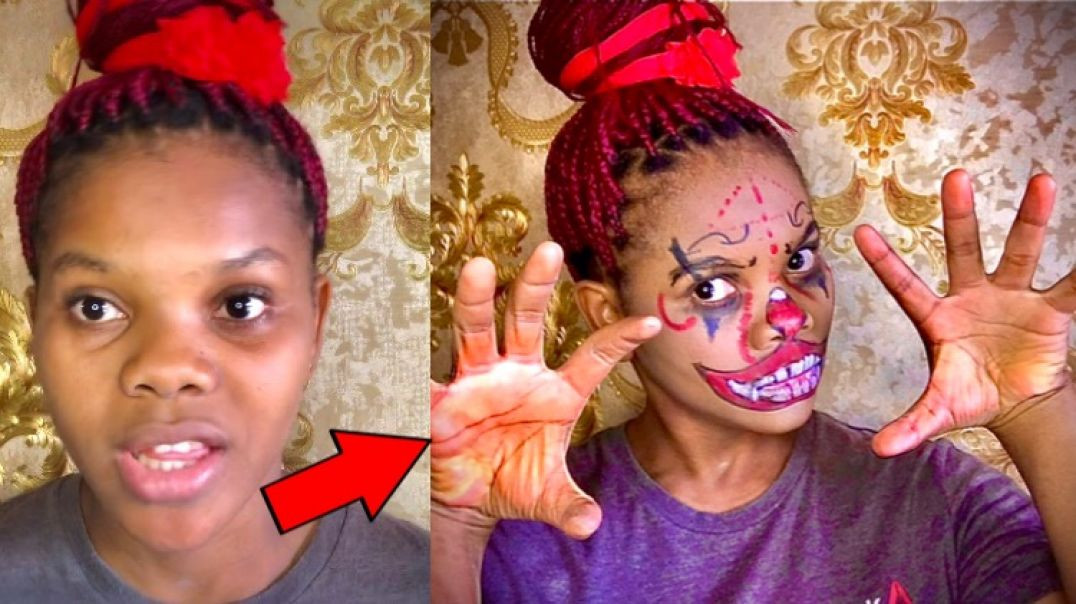 ⁣Halloween makeup tutorial