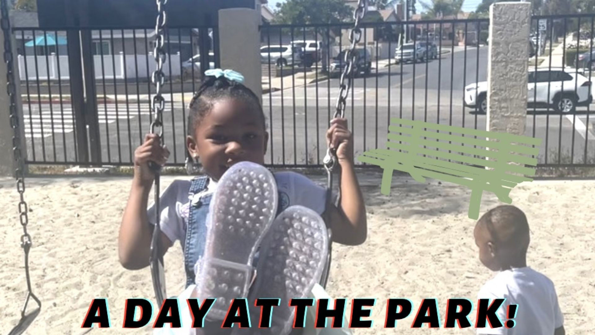 ⁣A Day At The Park With Kamari and Jaden