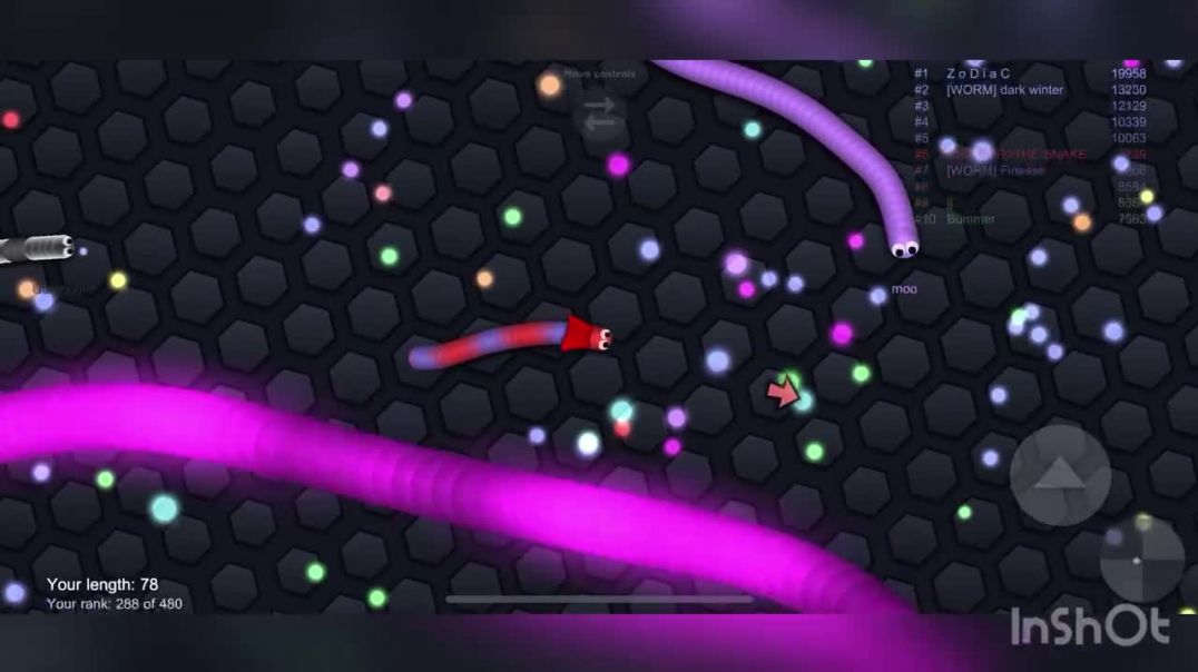 ⁣I GOT THE BIGGEST IN SLITHER.IO ( slither io Timelapse)