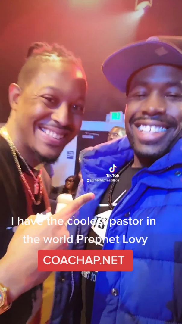 My pastor Prophet Lovy is the coolest Pastor in the world