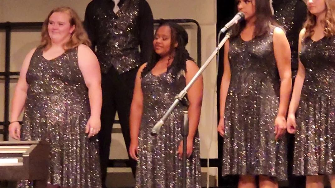 ⁣Aniyah Renee sings a solo to Ray Charles Georgia with Jazz Chorus