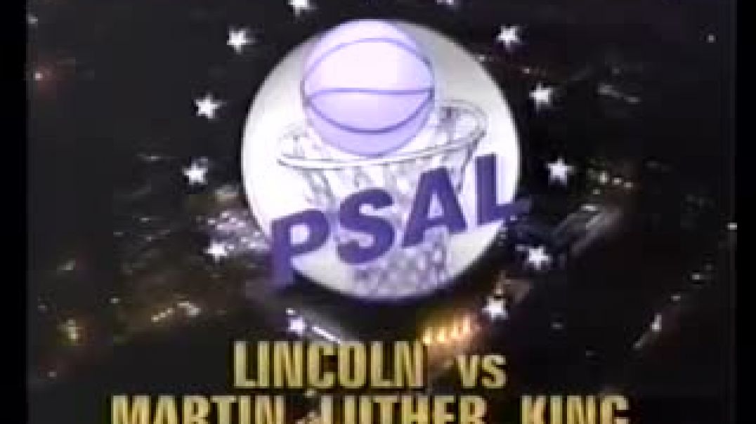 ⁣Stephon Marbury Jr Year 1994 PSAL Championship Martin Luther King vs  Lincoln