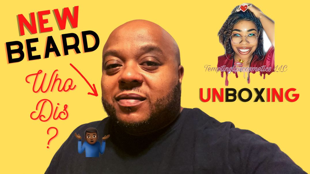 ⁣Tempting Lips Cosmetics Beard Kit Unboxing