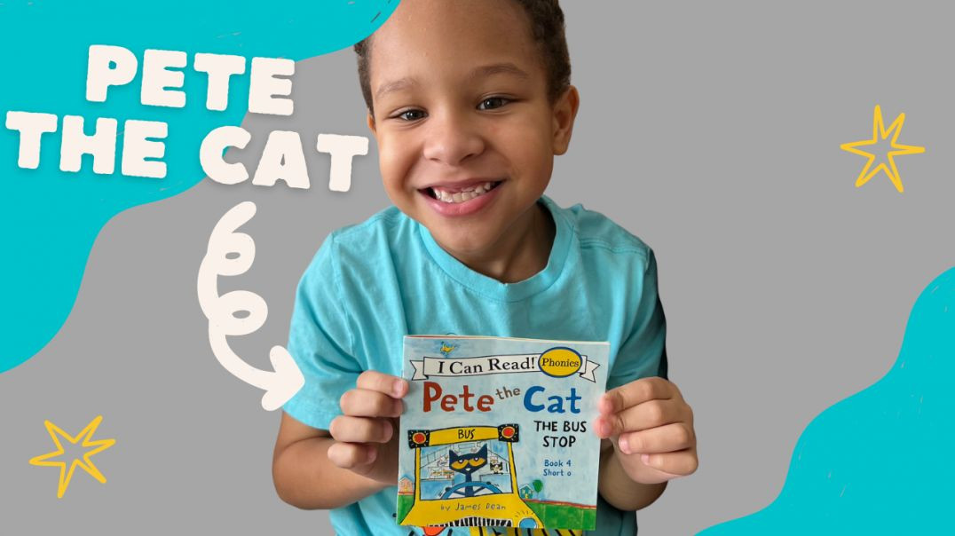 ⁣Pete The Cat The Bus Stop | Read Aloud for Kids!