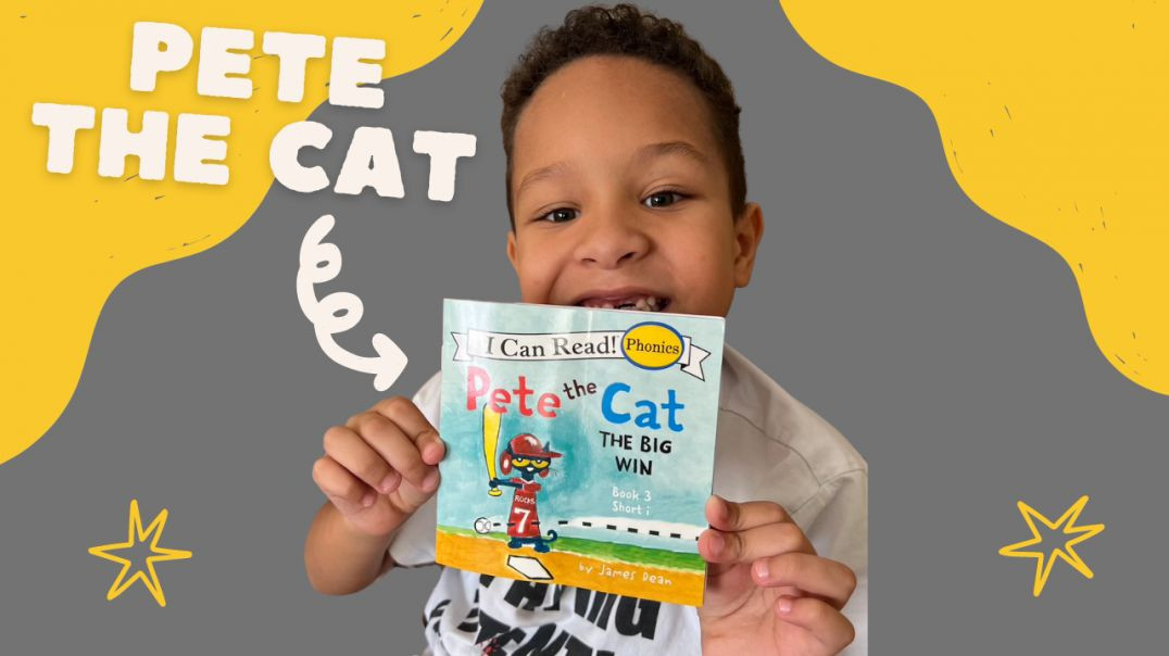 ⁣Pete The Cat The Big Win | Read Aloud Book for Kids!