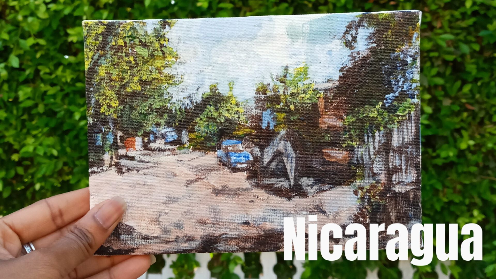 ⁣How to Paint a Landscape|Nicaragua Trip| Aart by Kay