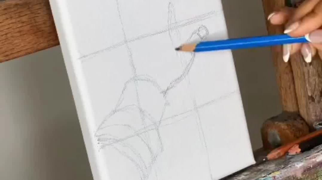 ⁣Painting a Hand in 15 Seconds | Aart by Kay