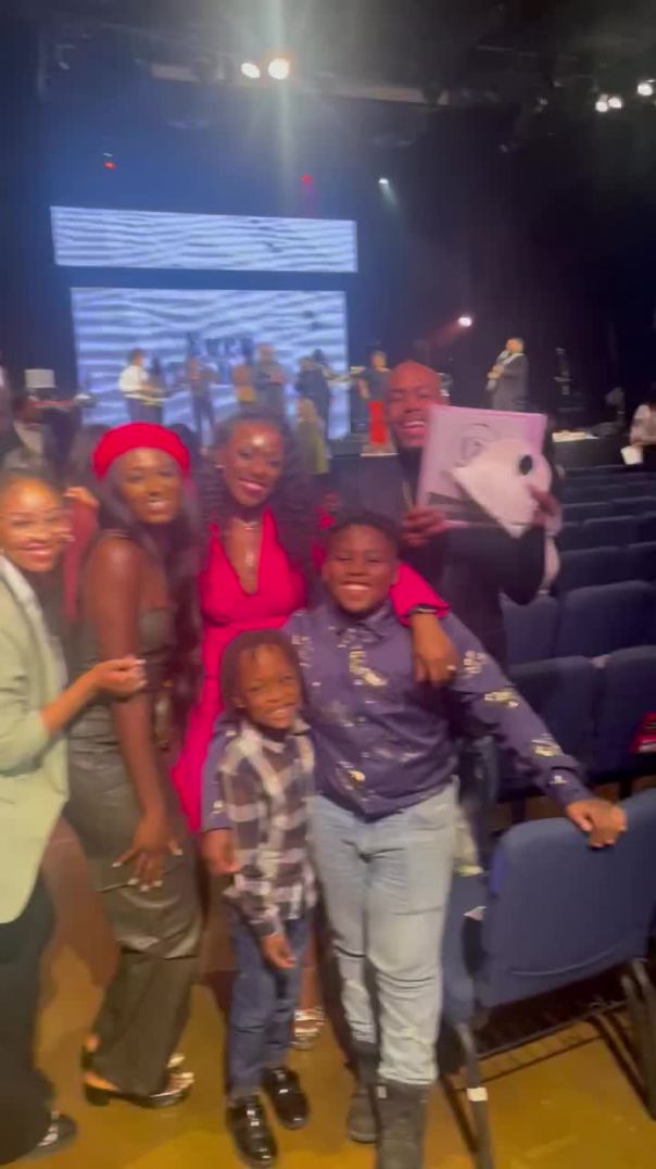 So in love family celebrate at church right after prophecy