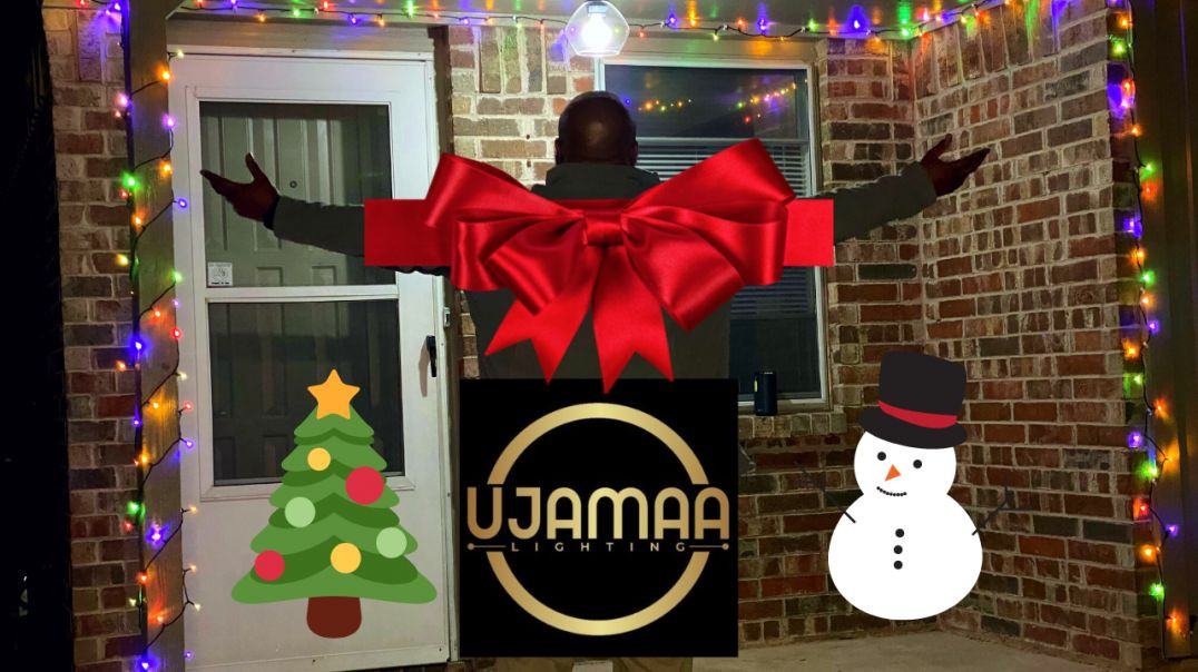 ⁣LED Xmas Lights Install/HowTo  @Ujamaa Lighting  #xmas #ledlights