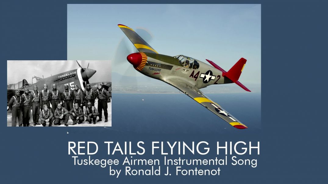 ⁣Red Tails Flying High_by Ronald J Fontenot