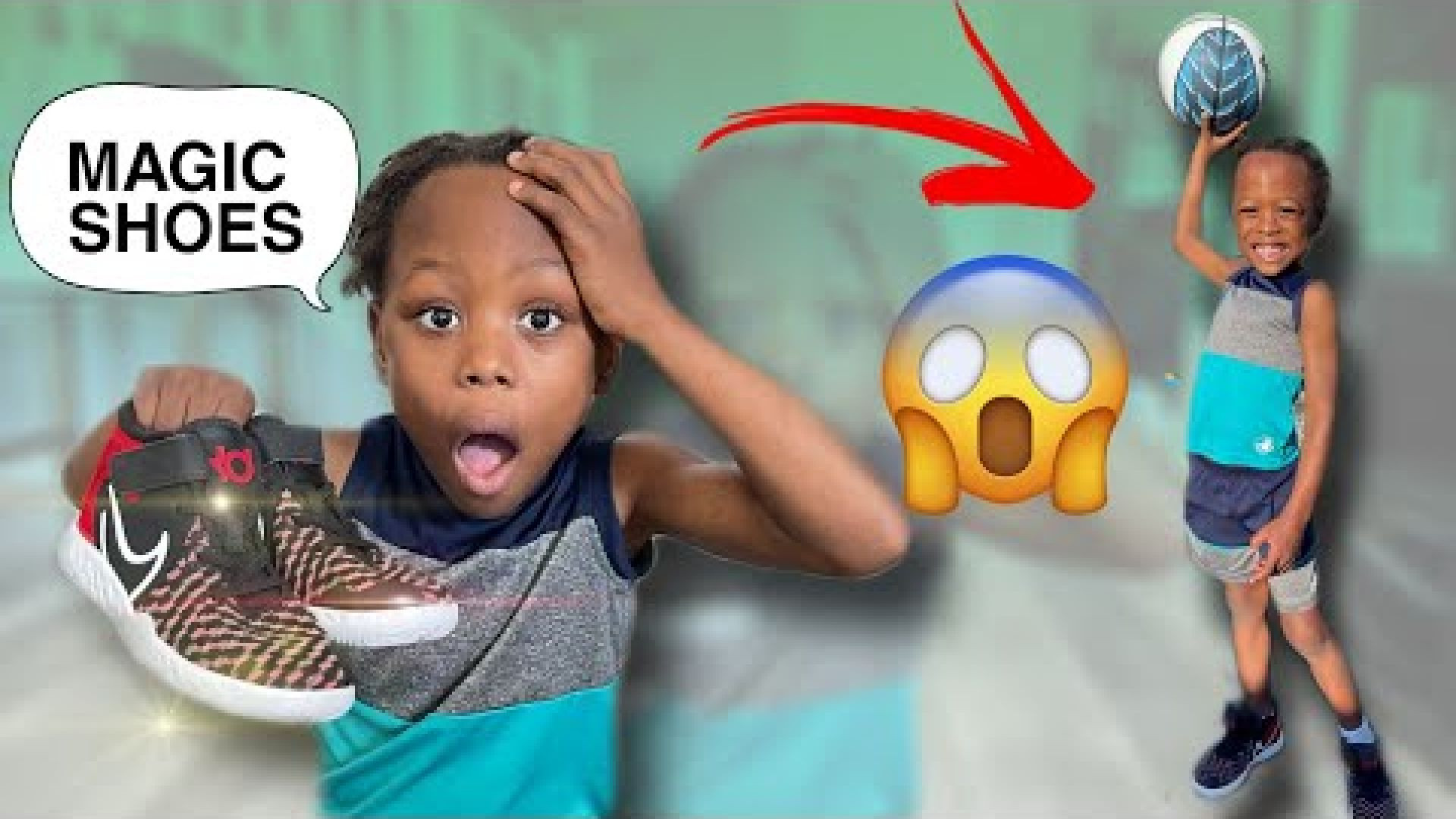 ⁣Kid Gets MAGIC SHOES and Plays Basketball Like a Pro   Pretend Play
