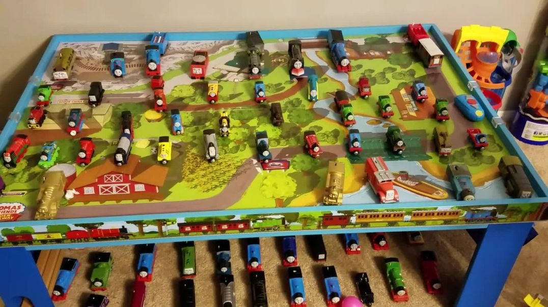 ⁣How fast can you count J Funks Thomas and Friends Trains