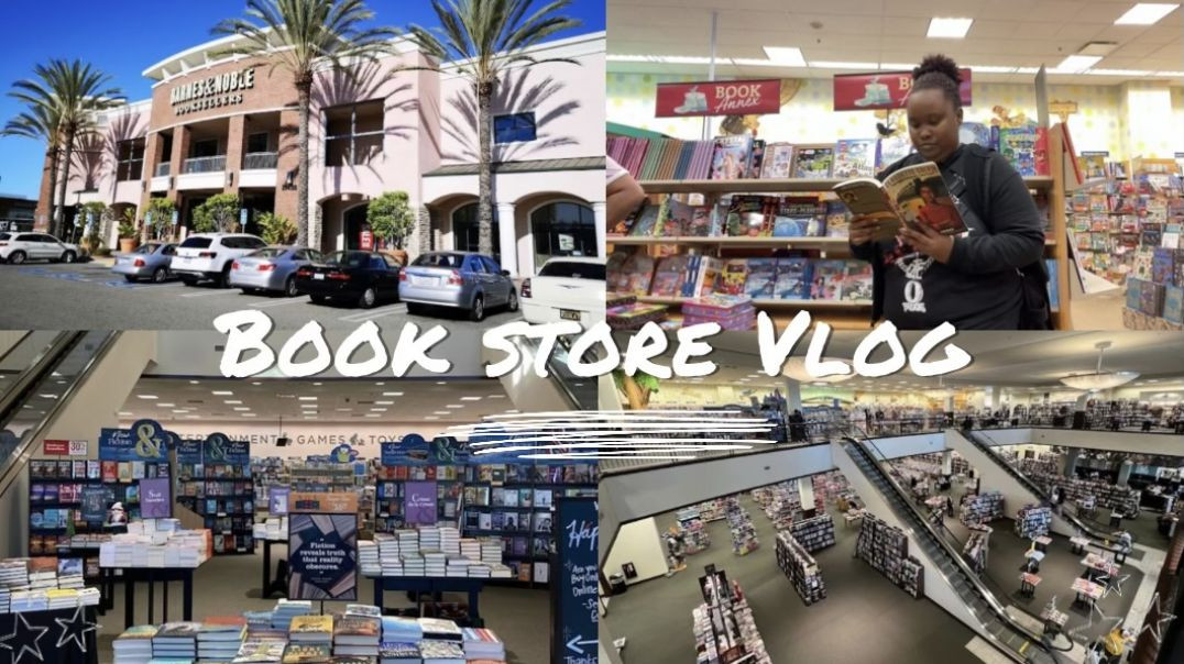 Barnes and noble shopping vlog