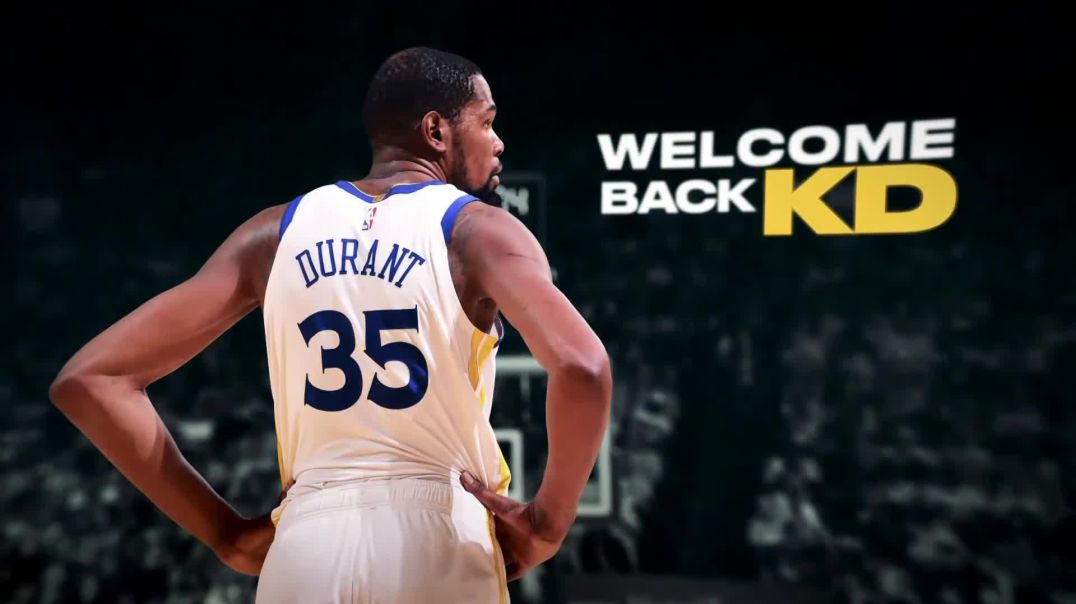 ⁣Kevin Durant Receives Tribute Video From Warriors