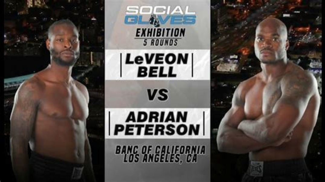 ⁣LeVeon Bell vs Adrian Peterson Full Fight Social Gloves 2