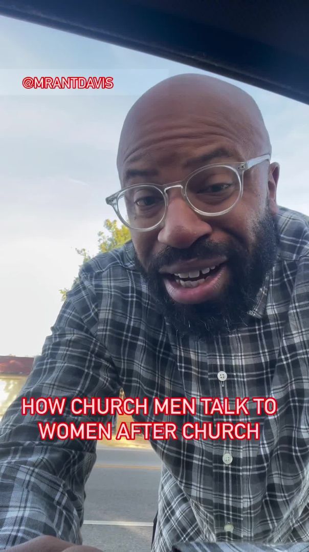 How Church Men Talk To Women After Church