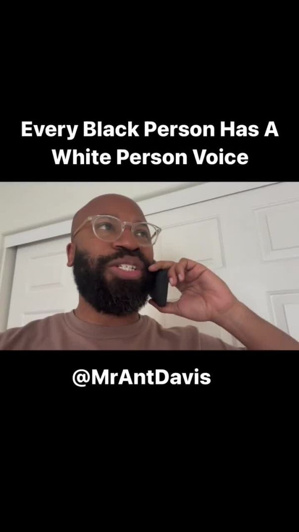 Black People Always Have A White Person Voice