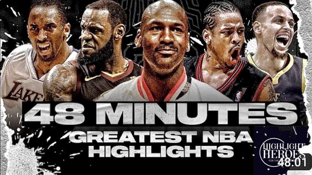 ⁣48 Minutes of the Greatest NBA Highlights