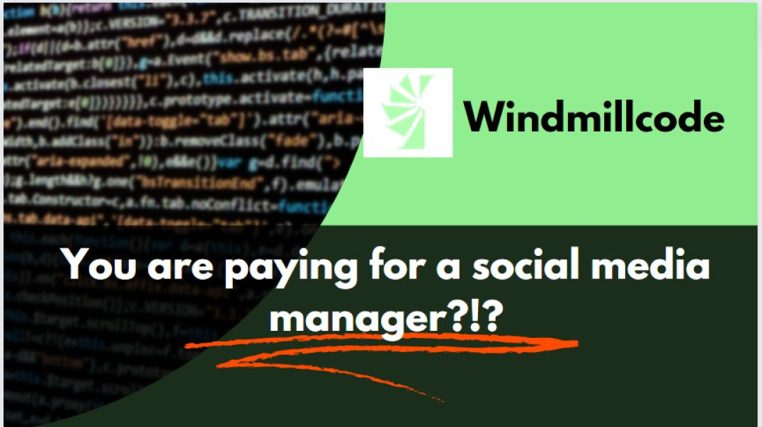 ⁣You are paying for a social media manager?!?