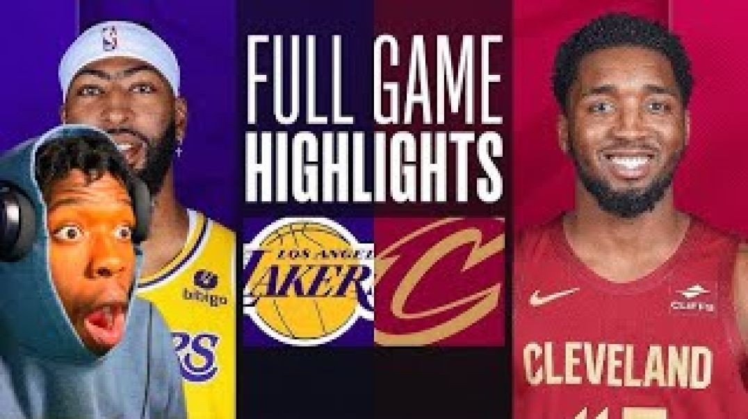CLEVELAND CAVALIERS VS LOS ANGELES LAKERS REACTION 2023