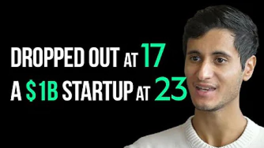 ⁣A High School Dropout Builds $1B Startup at 23 Vise Samir Vasavada