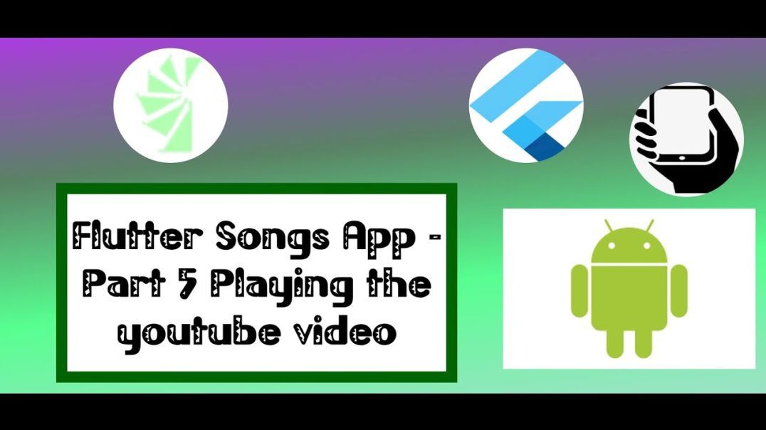 ⁣Flutter Songs App - Part 5 Playing the youtube video