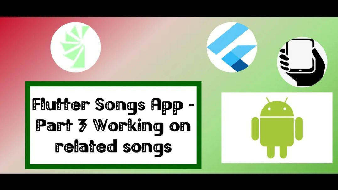⁣Flutter Songs App - Part 3 Working on related songs
