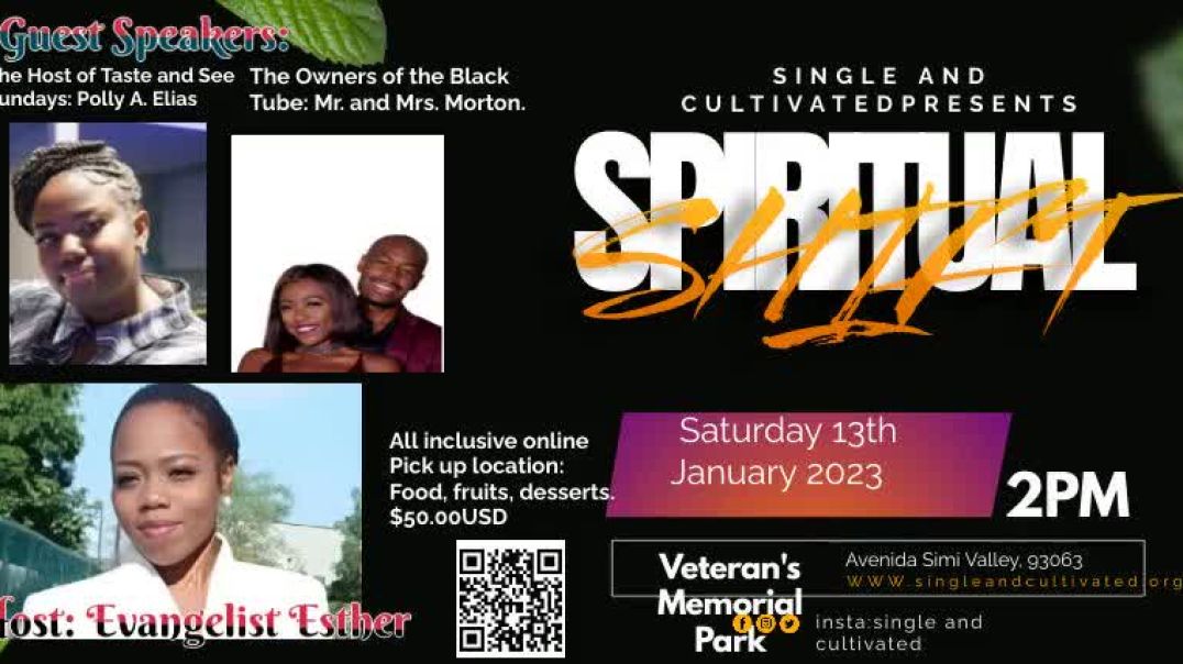 ⁣SACCAM Presents Guest Speakers-The Owners of the Black Tube Mr. and Mrs. Morton and Polly E. Elias