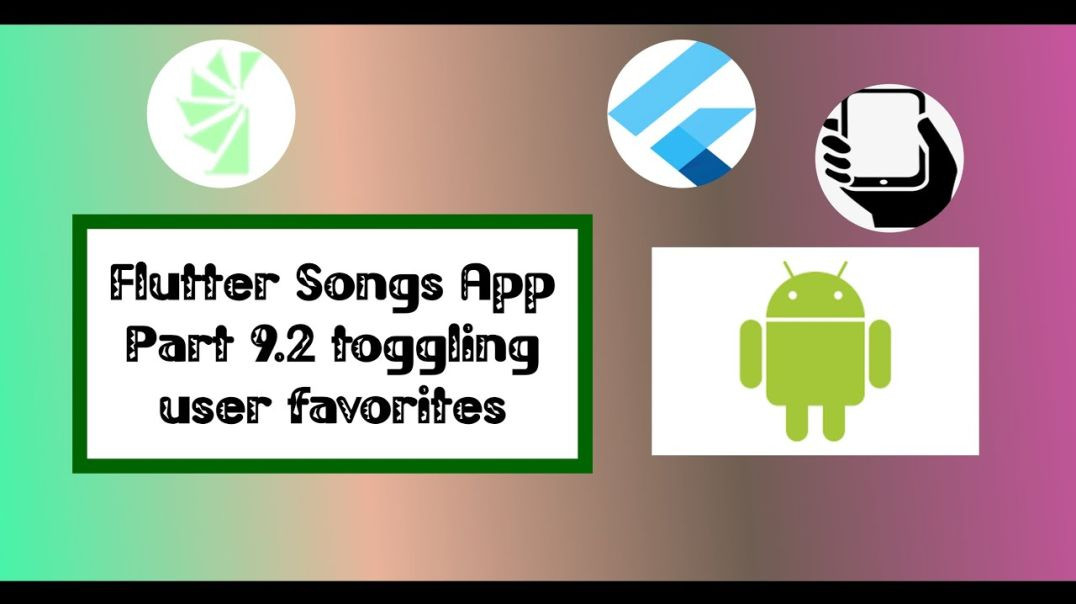 ⁣Flutter Songs  App Part 9.2