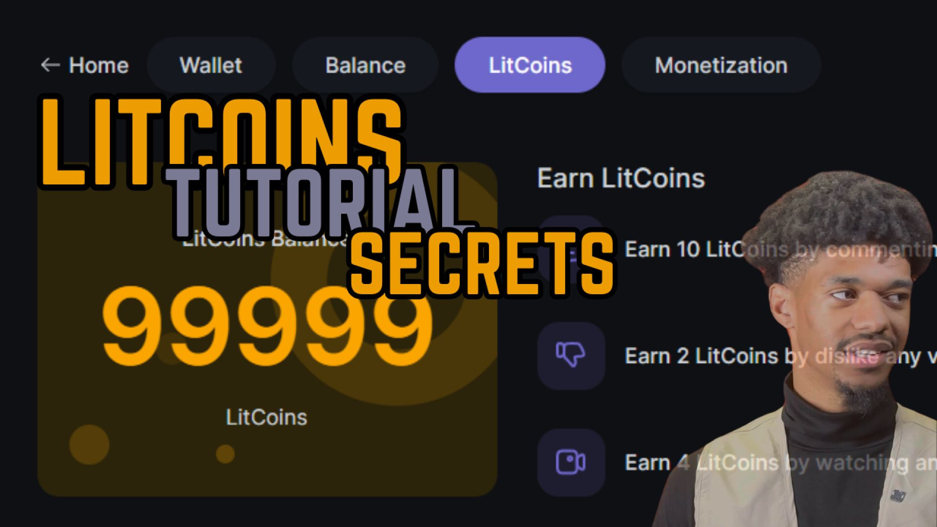 K Dizzy shows ZOOM users how Litcoins works & shows his earnings 🌟 *7 CHANNELS*