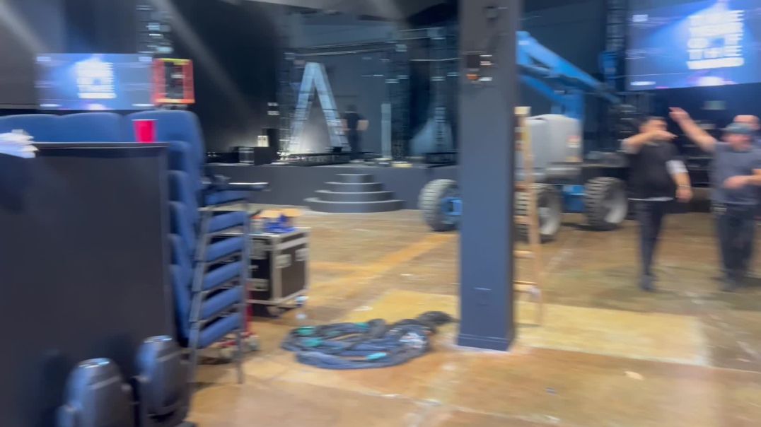 ⁣Almost 4pm on Thursday and Construction still going at Revelation Church