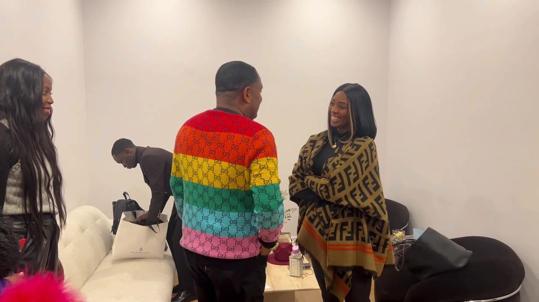 ⁣Apostle Omar and Prophetess Taryn Meet After Service at Revelation Church