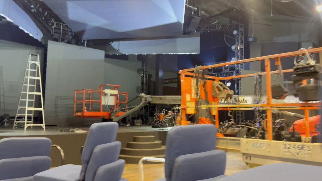 ⁣Behind the scenes at Revelation Church LA