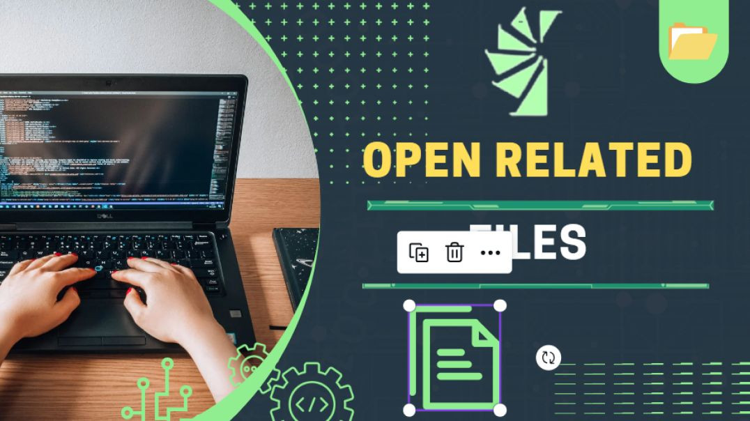 ⁣Windmillcode Open Related Files VSCode Extension