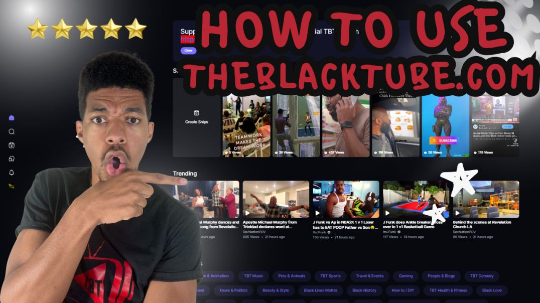 HOW TO USE TheBlackTube.com | Monetization , Affiliate Link , Creating Multiple Channels & MORE 