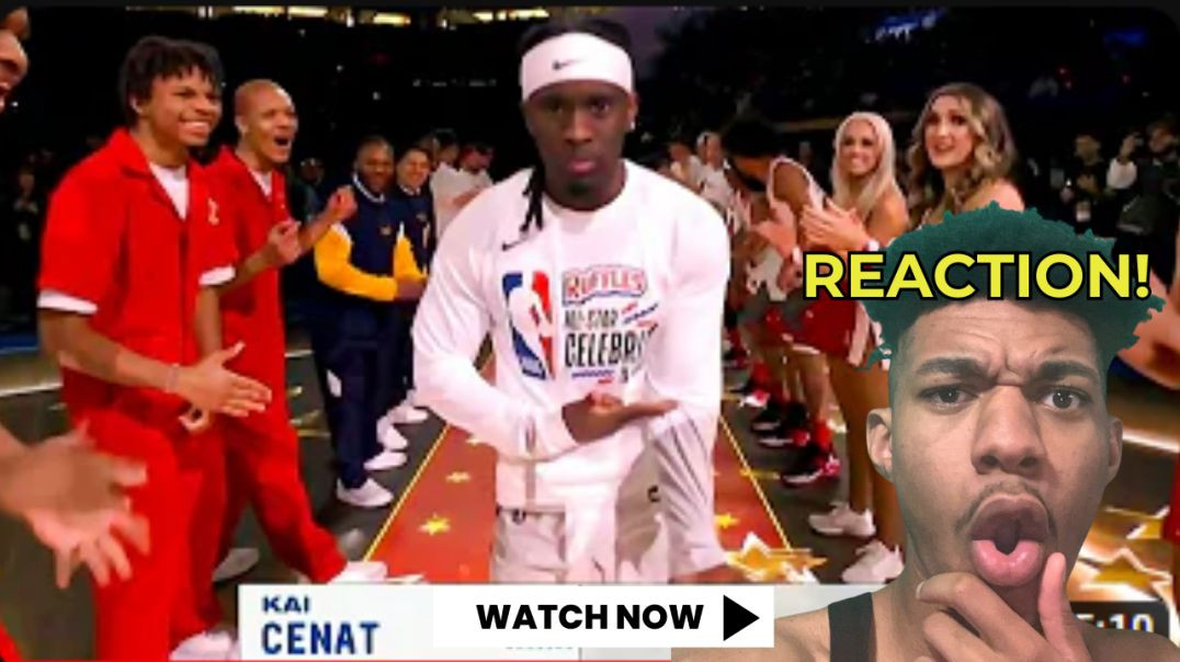 ⁣Kai Cenat NBA All Star Celebrity Game Highlights (REACTION)