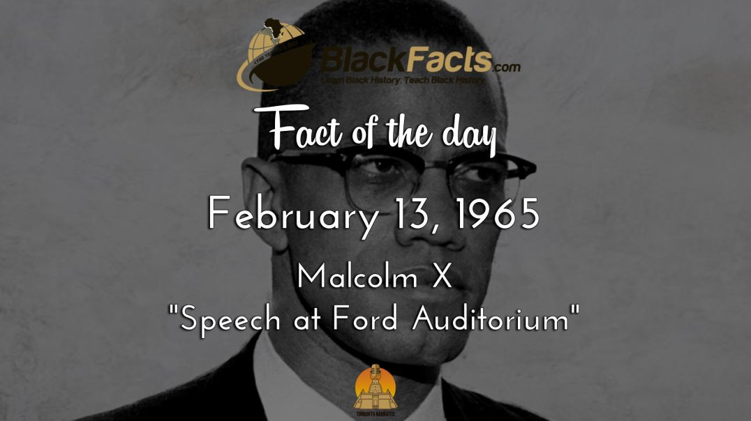 Black Fact of the Day - Feb 13