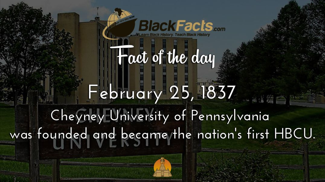 ⁣Black Fact of the Day - Feb 25